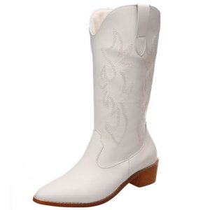 Bottes Cowboy Blanches