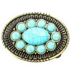 Boucle de Ceinture Western Turquoise