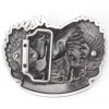 Boucle de Ceinture Western Argent – Image 2