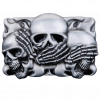 Boucle de Ceinture Crâne Cowboy