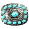 Boucle de Ceinture Pierre Turquoise