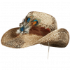 Chapeau Country Femme en Paille