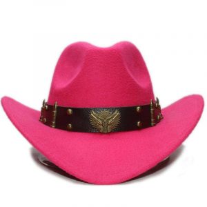 Chapeau de Cowboy Femme Rose