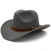 Chapeau de Cowboy Marron – Image 7