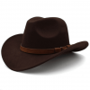 Chapeau de Cowboy Marron