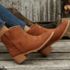 Bottines Santiags Camel pour Femme – Image 3