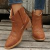 Bottines Santiags Camel pour Femme – Image 2