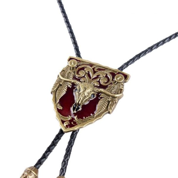 Bolo Tie Homme Rouge
